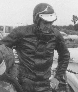 Steve McQueen in his Lewis Leathers Universal Racer