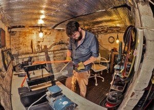 Ben in the Blok workshop
