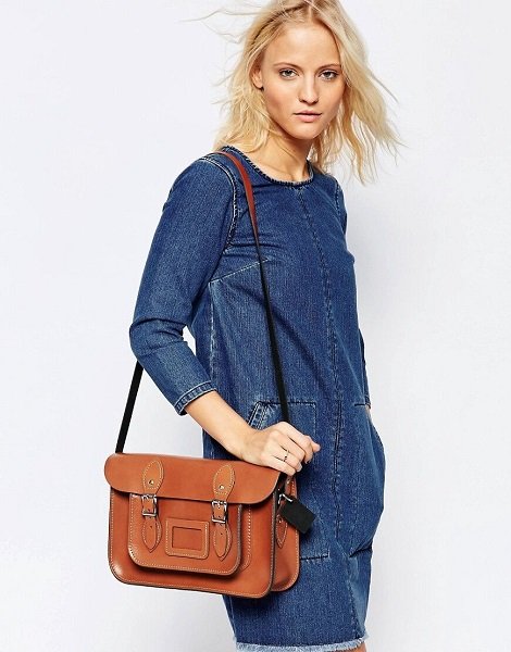 The classic Leather Satchel