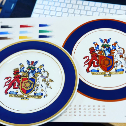 Heraldic Pottery ceramics made in UK