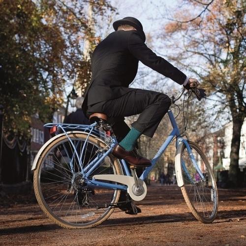 British-made socks for cycling by Pantherella