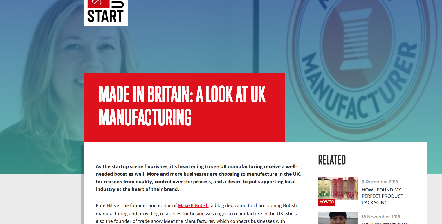 'Made in Britain: A Look at UK Manufacturing' - Make it British