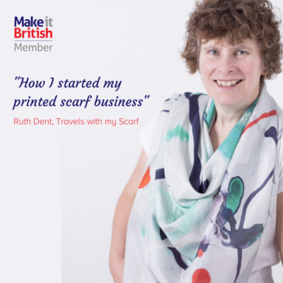 How I started my printed scarf business with Ruth Dent