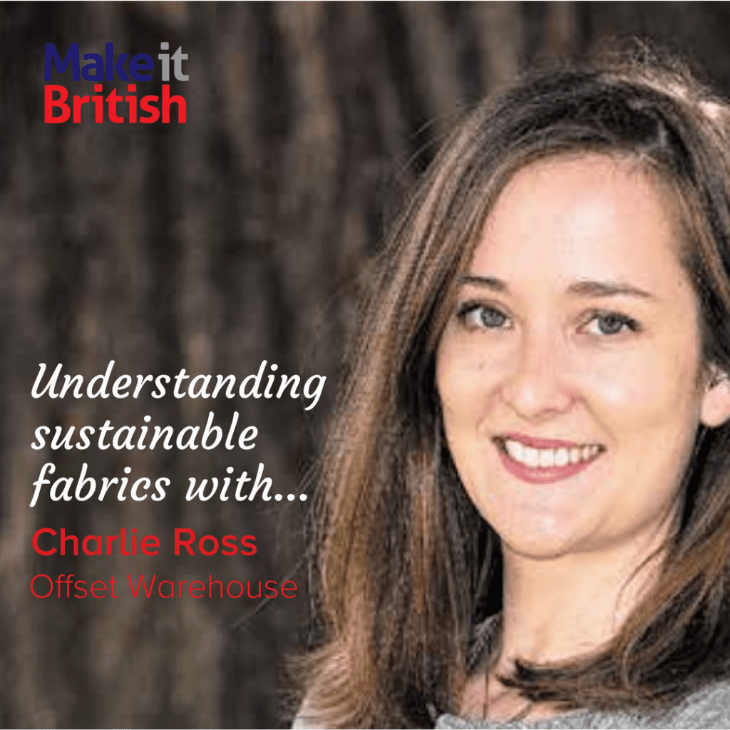 sustainable, ethical, eco fabrics, Charlie Ross, Offset Warehouse