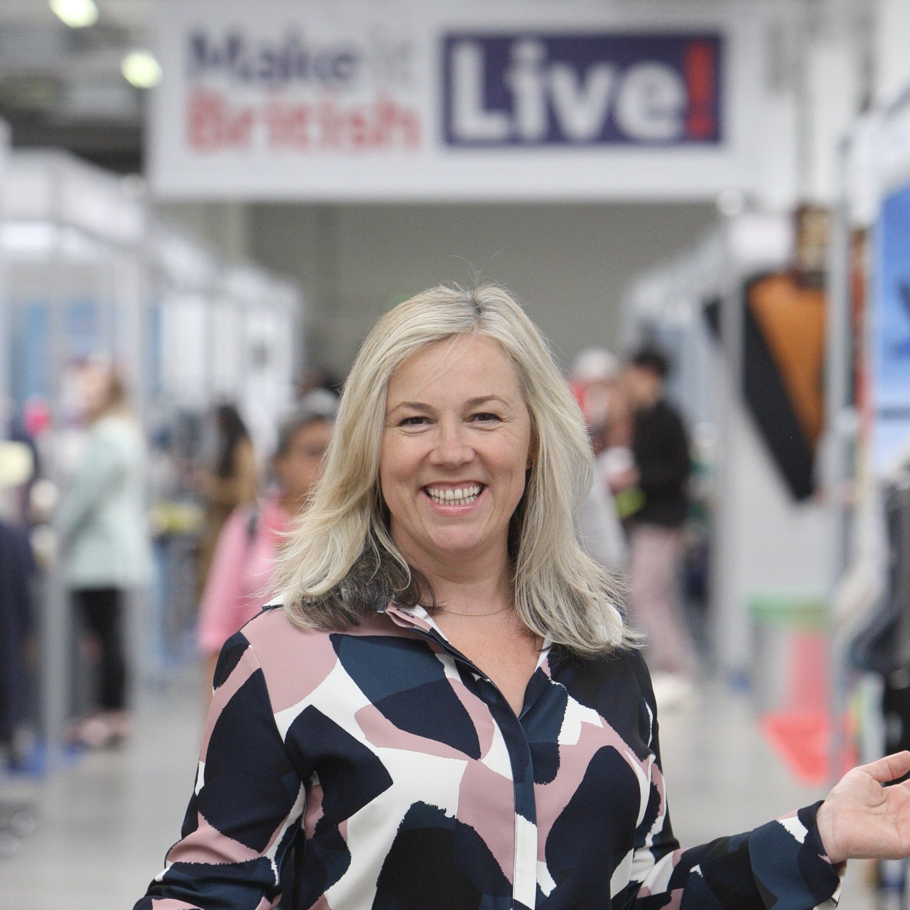 Kate Hills, founder of Make it British at a previous Make it British Live! show
