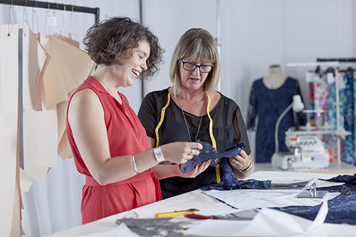 Dressmakers at David Nieper Sewing Rooms, Derbyshire
