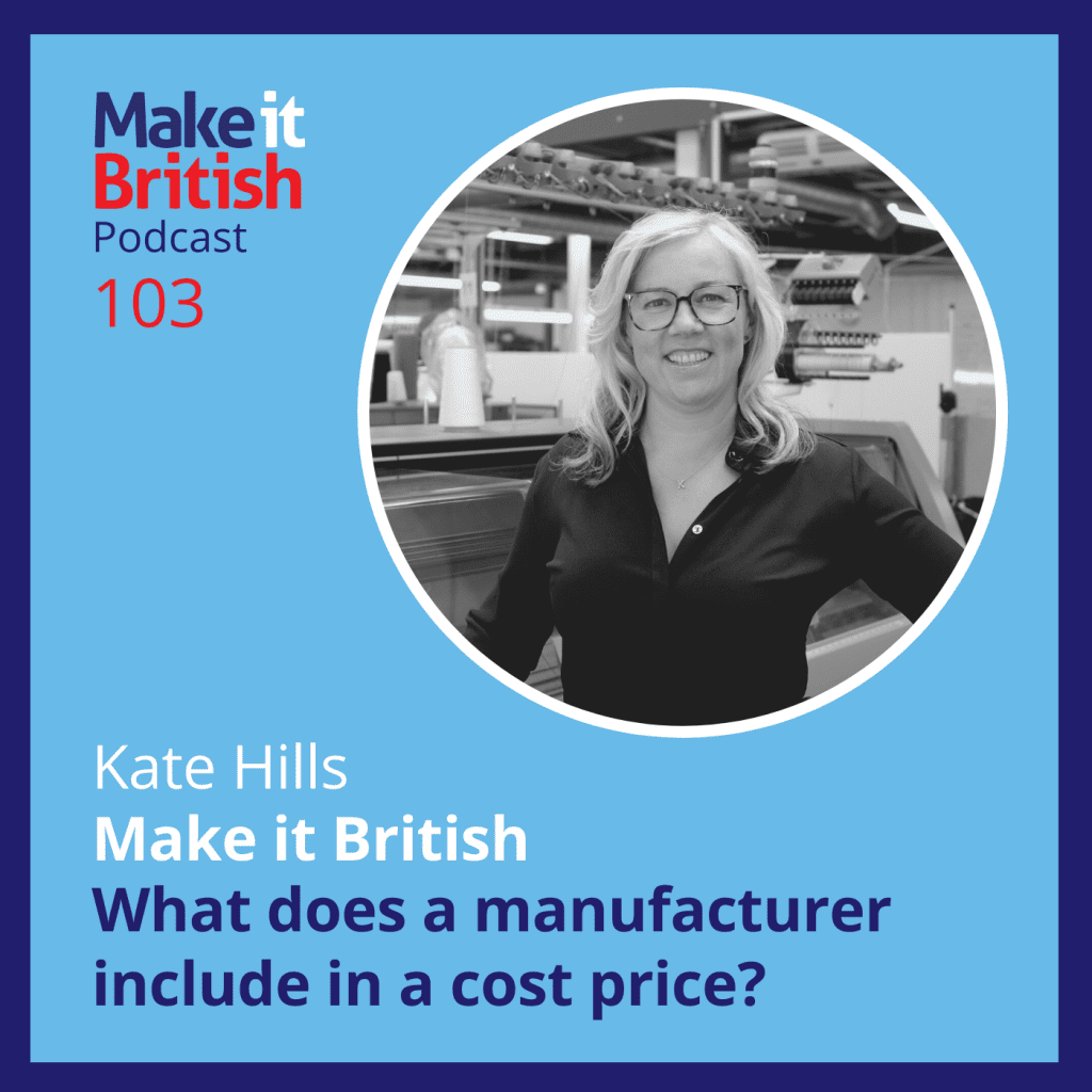 what does a manufacturer include in a cost price?
