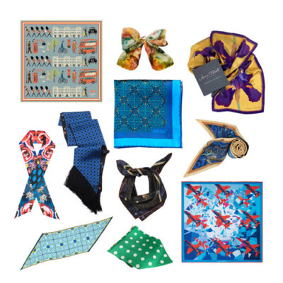 Best of British Silk Scarves brands and Pocket Squares Made in Britain