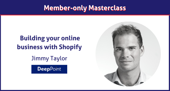 Jimmy Taylor Shopify masterclass