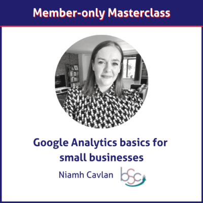 Niamh Cavlan Google Analytics masterclass