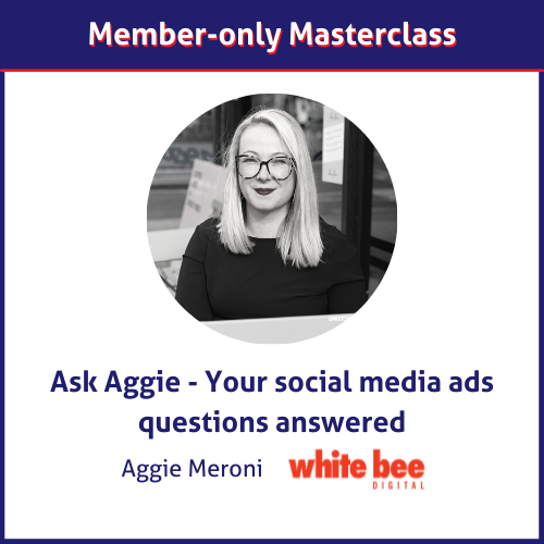Aggie Meroni social media ads