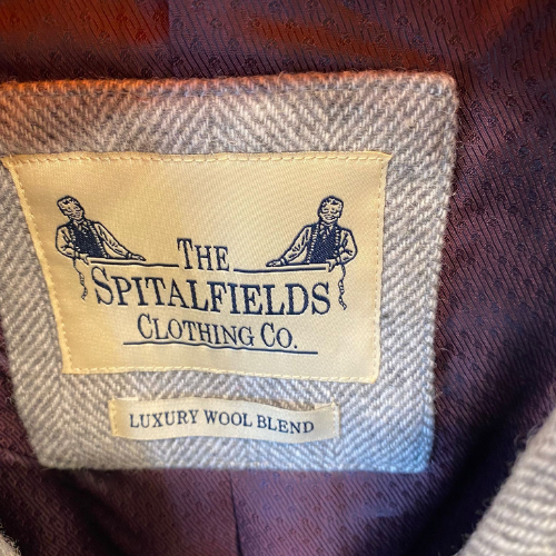 TK Maxx Spitalfields British style wool coat, Fake it British