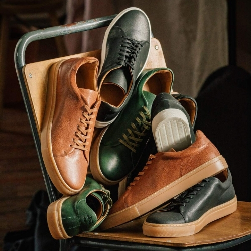 Billy Tannery and Goral premium British-made leather sneaker