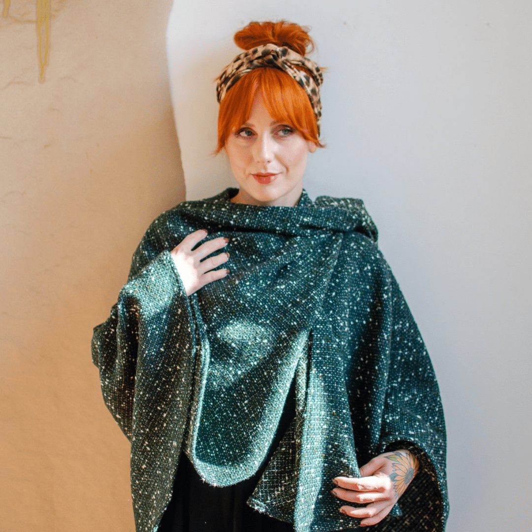 WIN – a British wool Lola Cape from Violet Flamingo Bespoke