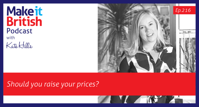 Should you raise your prices podcast episode with Kate Hills