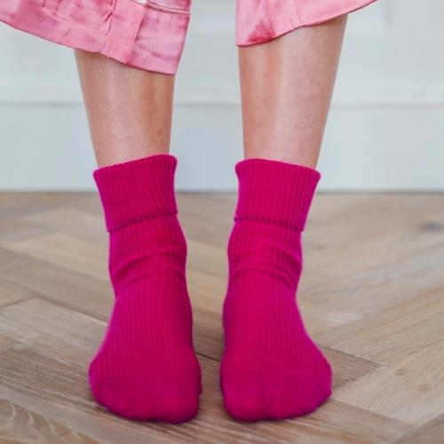 Scottish Textiles Showcase Cashmere Bed Socks
