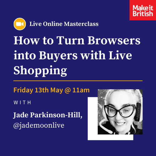 Live Shopping Masterclass with Jade Parkinson-Hill of Jade Moon Live