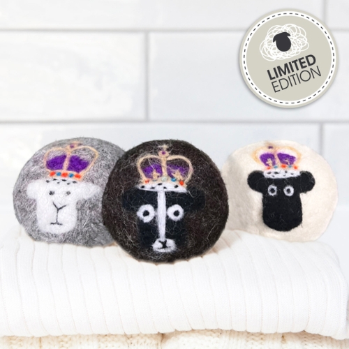 Little Beau Sheep Limited Edition King's Coronation Wool Dryer Balls
