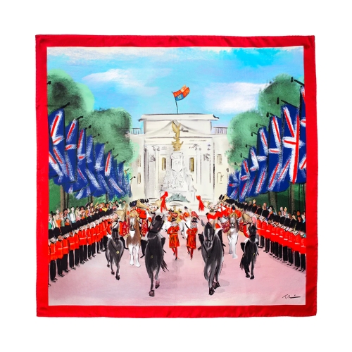 Trooping the Colour Coronation Commemorative Scarf from Highgrove