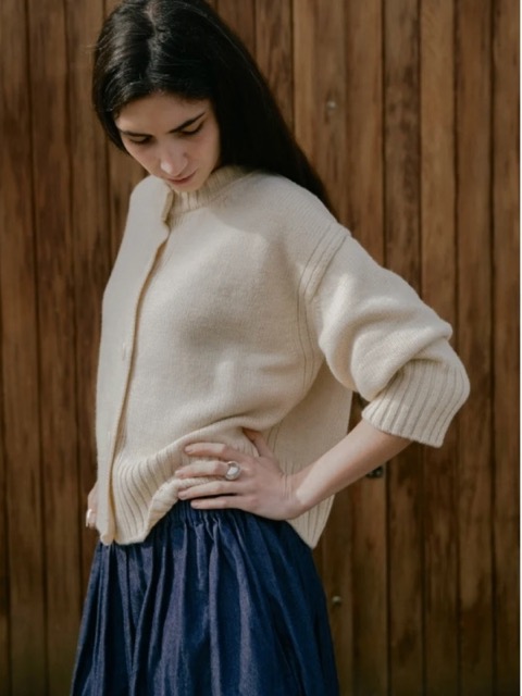 Elwin British wool cardigan