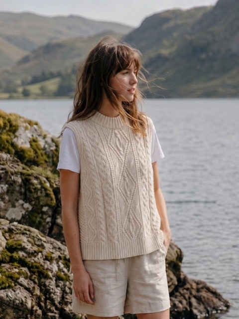 Oubas British wool vest