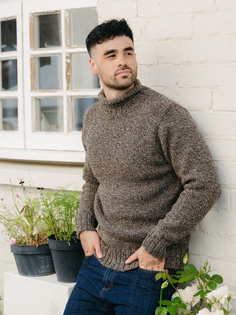The Croft House Men's British Wool Jumper